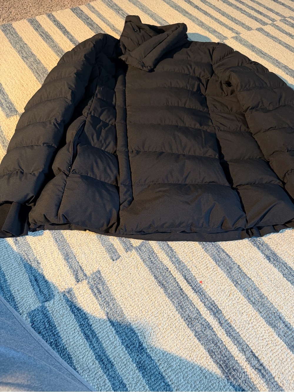 Michael Kors Black Quilted Puffer Coat